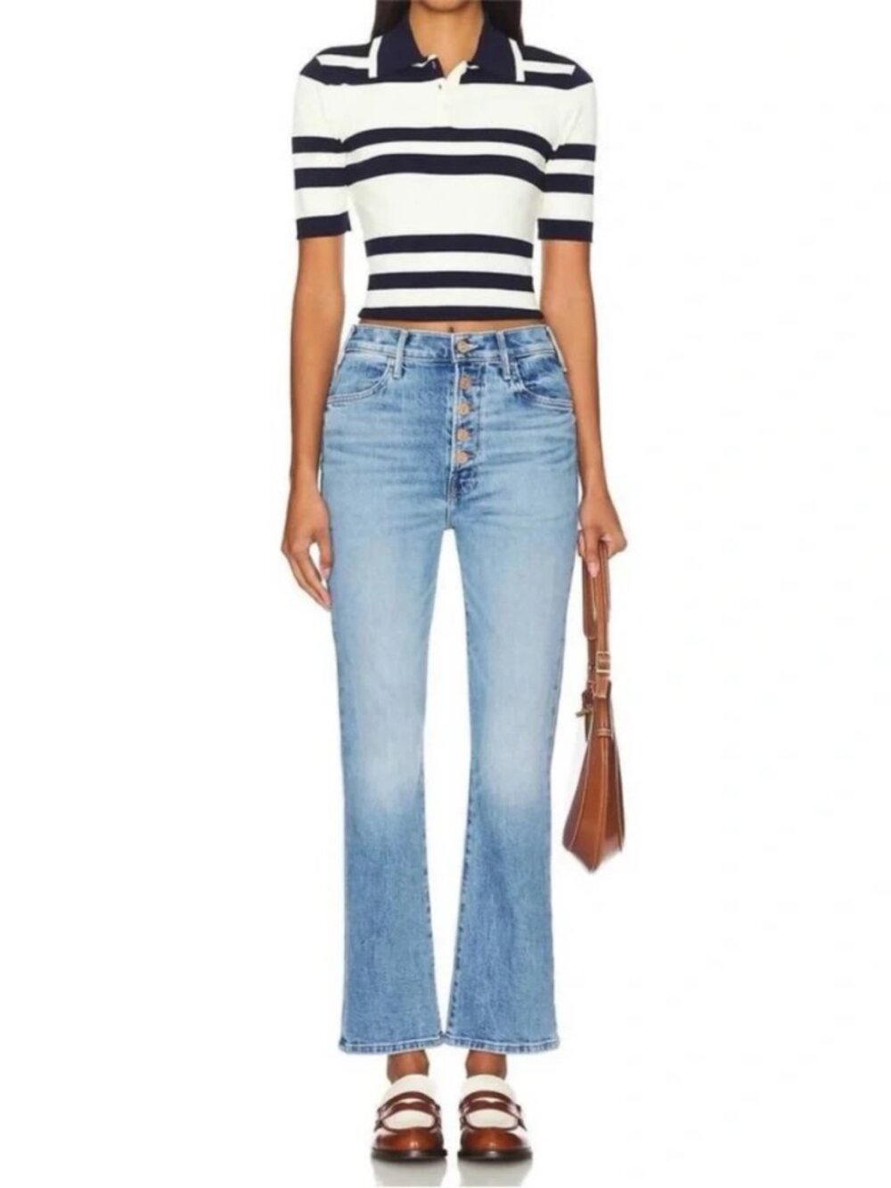 MOTHER The Pixie Hustler Ankle Jeans in Tarot Time